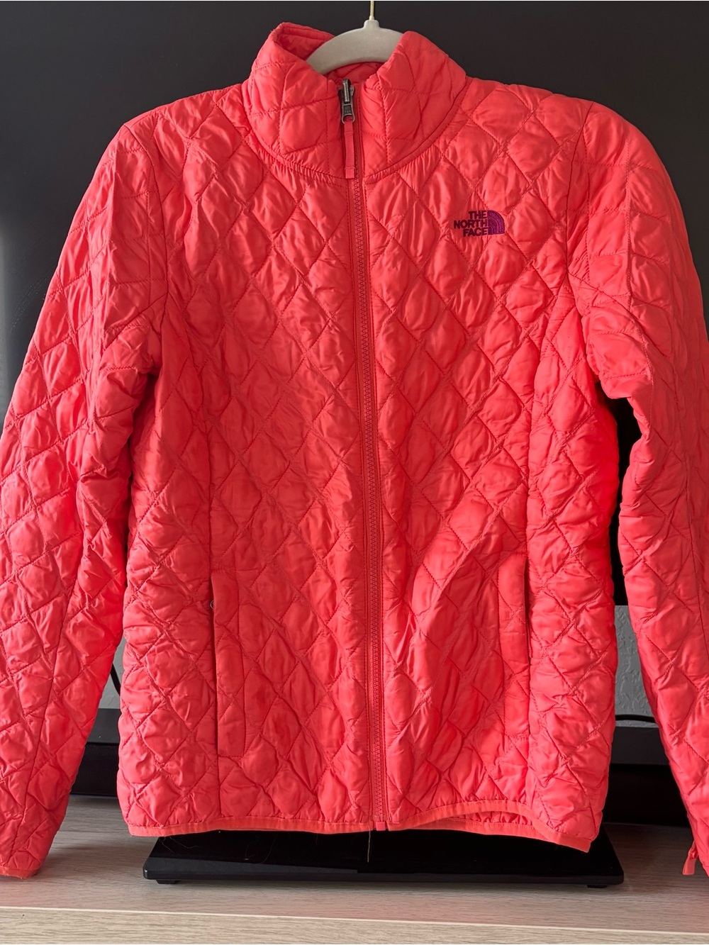 The North Face woman thermoball Quilted Jacket - Bright orange Halloween